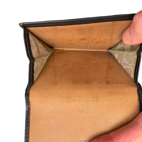 Coach black leather vintage y2k buckle wallet - Picture 8 of 12